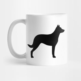 Beauceron Dog Breed Silhouette Mug
